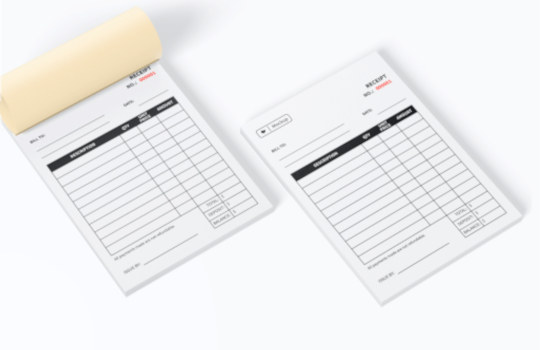 Large scale forms and invoices printing in Barrie, Ontario